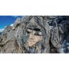 The stone face of Heathen Maiden