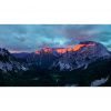 Burning valley in the Julian Alps