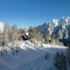 Erjavčeva's hut in the winter.