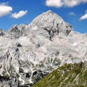 De berg Triglav, Slovenië