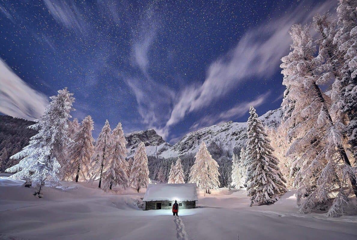 Je verblijf in een berghut in Vrsic in Kranjska Gora, Slovenië. Je verblijf in Vršič.