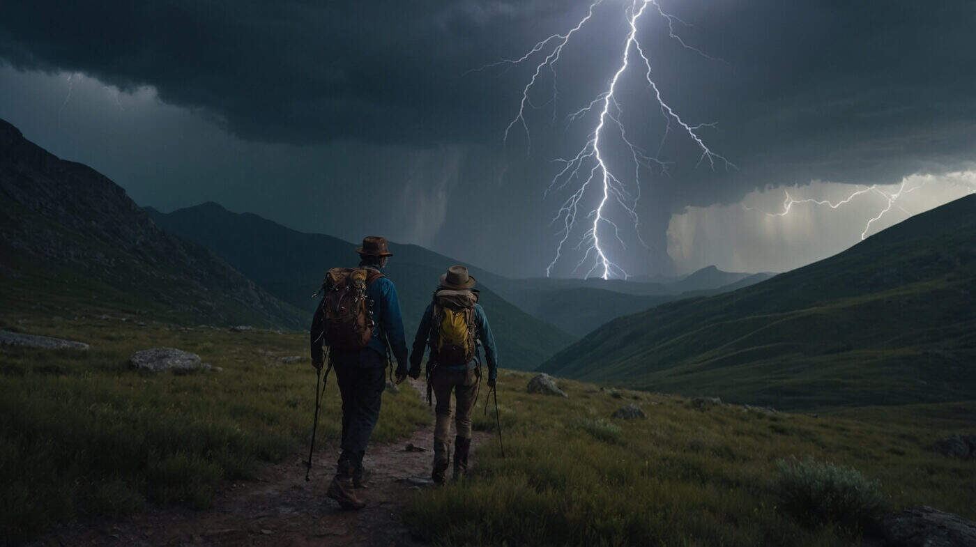 Hoe groot is de kans om door de bliksem getroffen te worden en hoe blijf je veilig in de bergen?