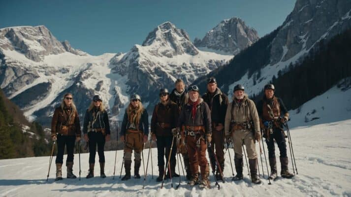 Op de 50e verjaardag van de bergsportvereniging Kranjska Gora